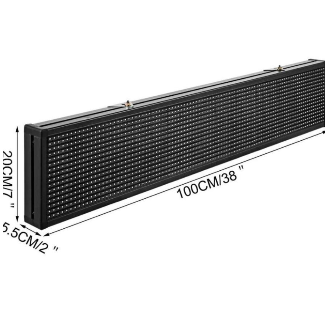 LETRERO LUMINOSO WI-FI PROGRAMABLE 100X20CM