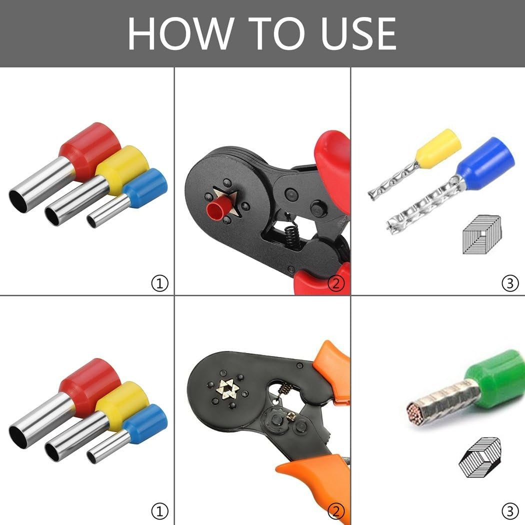 Kit Terminales Electricos Ferrules 1200