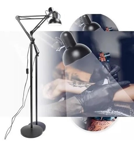 Lámpara De Pie Plegable Flexible Escritorio Estudio