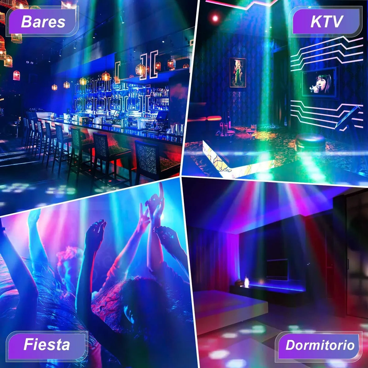 Escenario Luces De Dj Rgbw Luz De Proyector