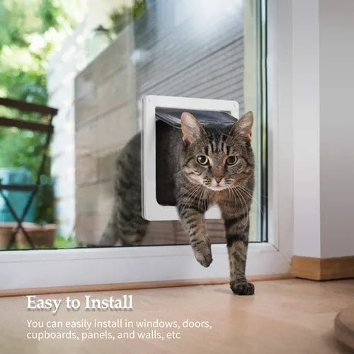 Puerta Exterior Grande L Para Perro Gato Mascota /g004