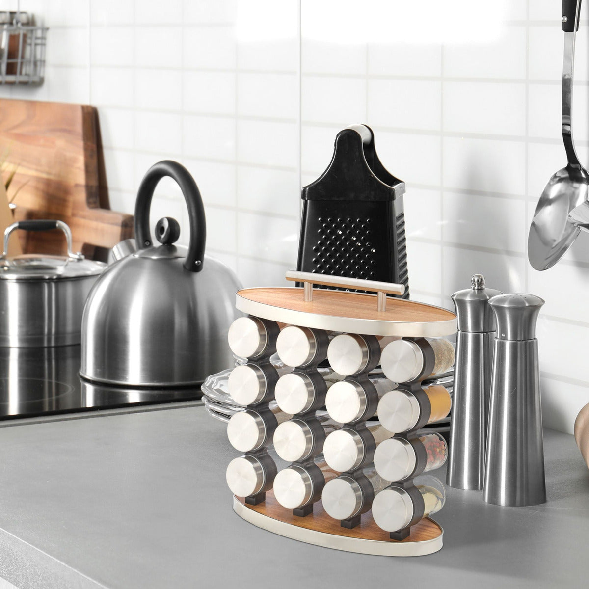 Set Condimentero Especiero Para Cocina 16 Pcs