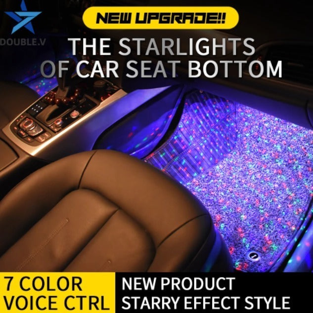Luces Auto Para Interior Inalámbrica, Con Control Remoto