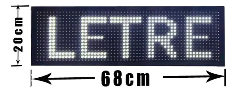 Letreros Led Programables Con Wifi De Auto Bus Camion 12-24v