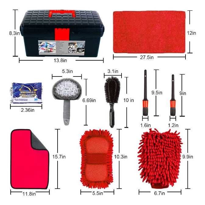 Kit De Herramientas De Limpieza De Lavado De Autos