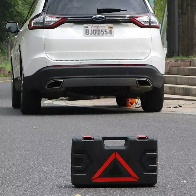 Caja Gata Eléctrica Para Vehículos 12v 2t Auto + Fusible