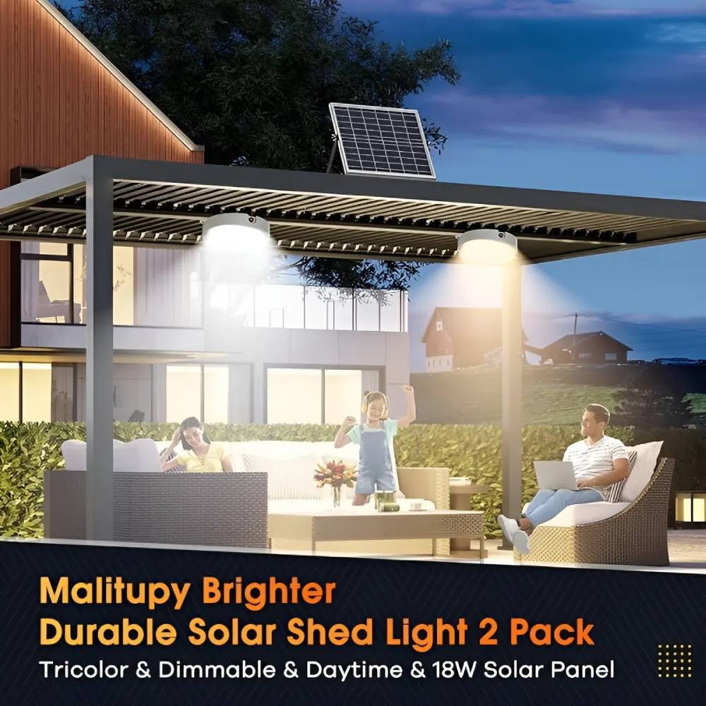 Lampara Plafon Redonda De Techo Solar 200w Blanco Frio