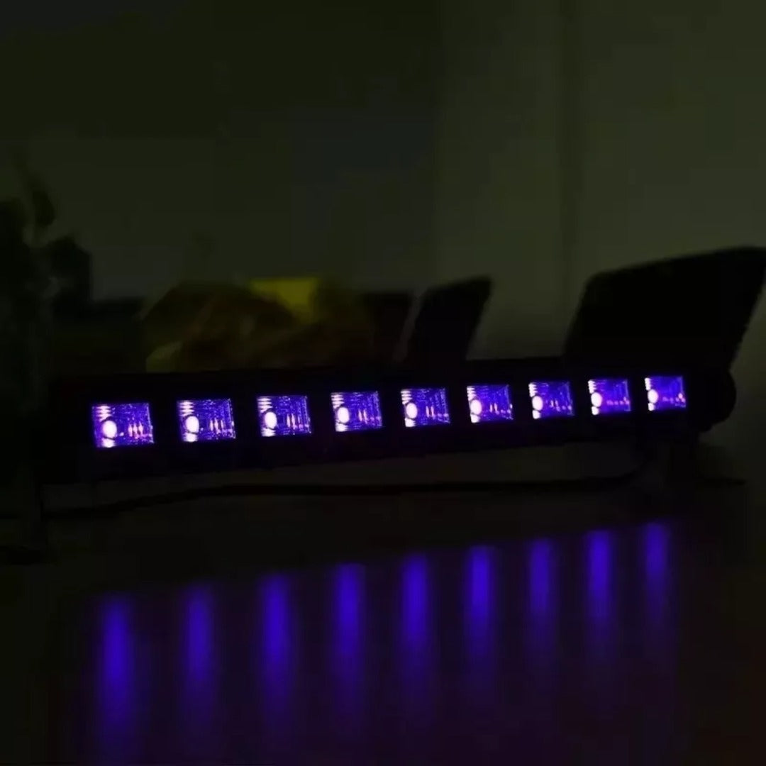 Barra Led Ultravioleta 9x3w Luz Led Fiesta
