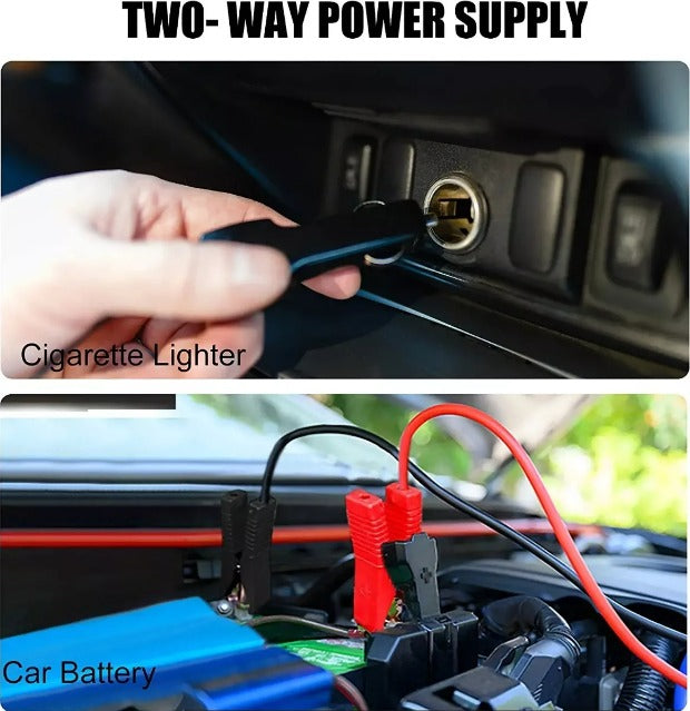 Caja Gata Eléctrica Para Vehículos 12v 2t Auto + Fusible