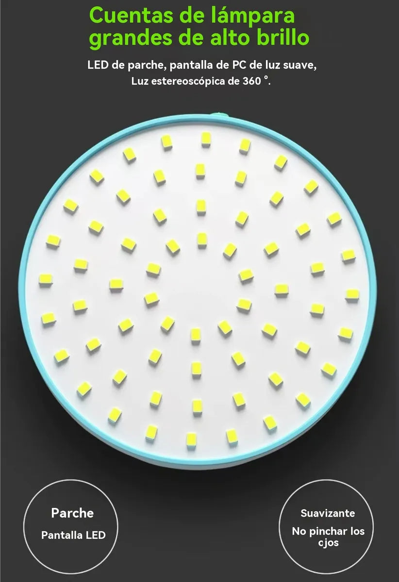 Luz Led Emergenc Portatil Solar Para Acampar Al Aire Libre