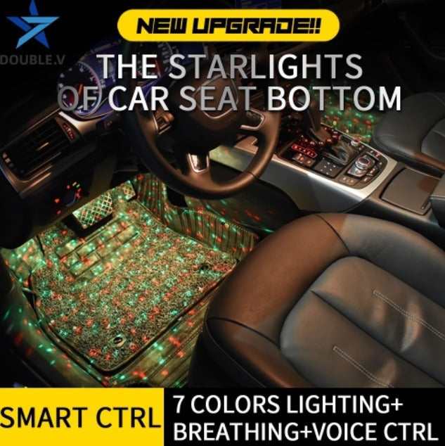 Luces Auto Para Interior Inalámbrica, Con Control Remoto