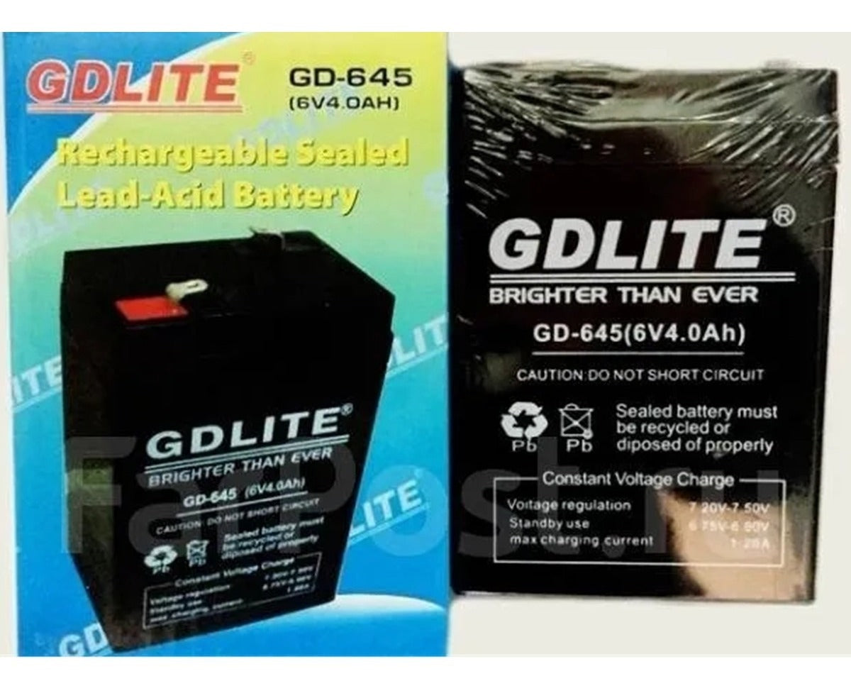 Bateria 6v 4ah Gd-645 Ciclo Profundo
