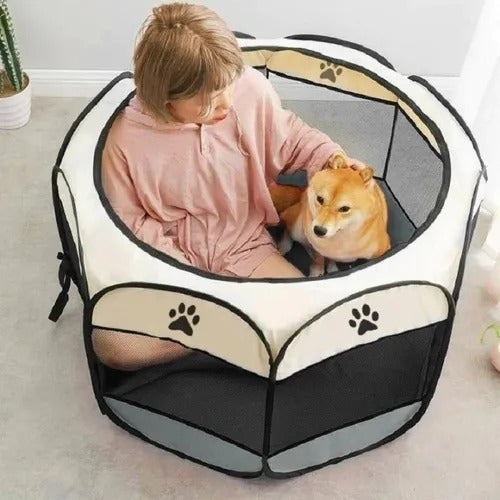 Corral Tienda Para Mascotas Portatil Perro Gato Talla L