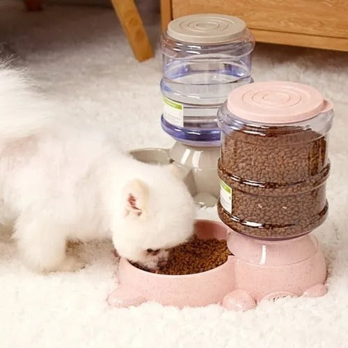 Dispensador De Comida Mascotas Perro Gato 3kg Automatico