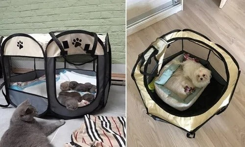 Corral Tienda Para Mascotas Portatil Perro Gato Talla L