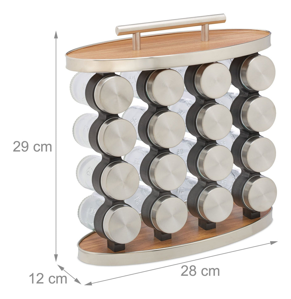 Set Condimentero Especiero Para Cocina 16 Pcs