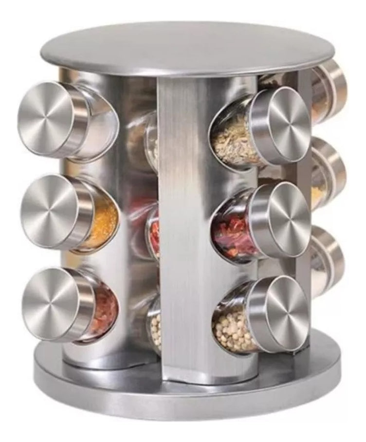 Rack Condimentero Especiero Giratorio Cocina 12 Pcs