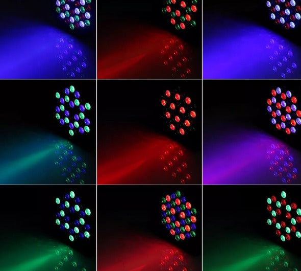 Proyector Parled 54 Rgb Luces Iluminación Dj Fiestas Full