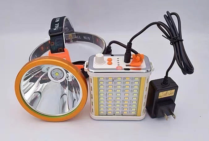 Linterna Foco Led 800w (reales) Caza Camping Minero Lampara