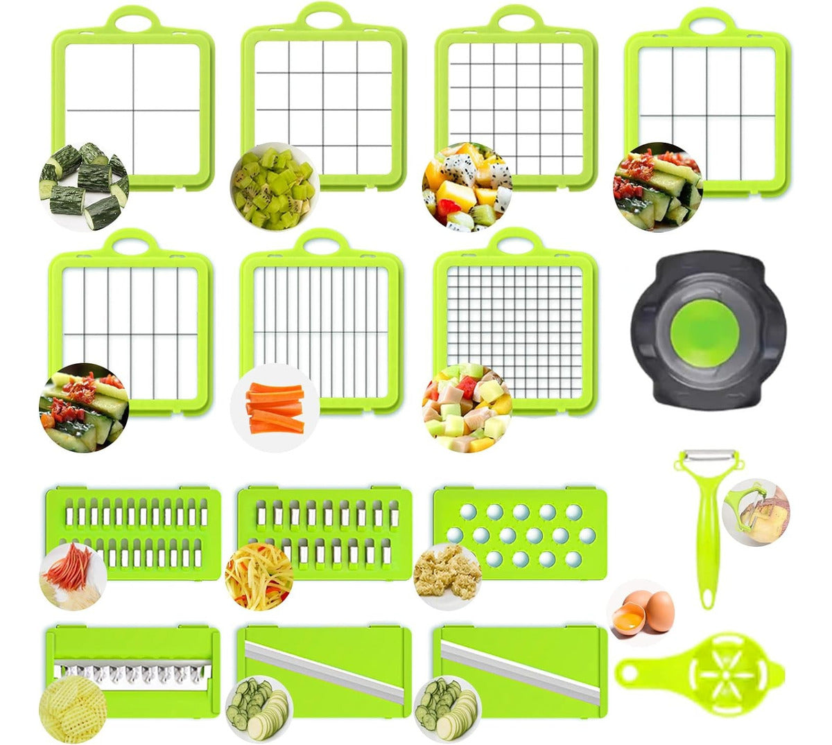 Picador Cortador Rallador De Verduras Y Frutas Multiuso