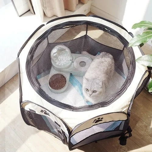 Corral Tienda Para Mascotas Portatil Perro Gato Talla L