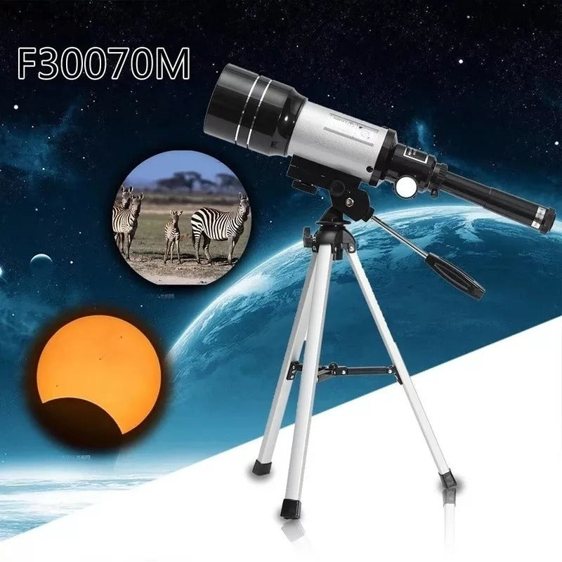 Telescopio Astronómico 300 X 70mm Oculares