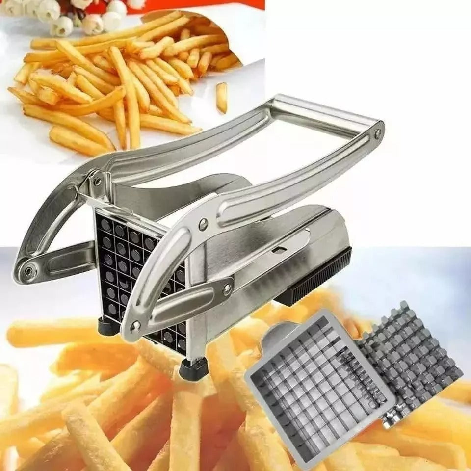 Maquina Cortadora De Papas Fritas Acero Inoxidable
