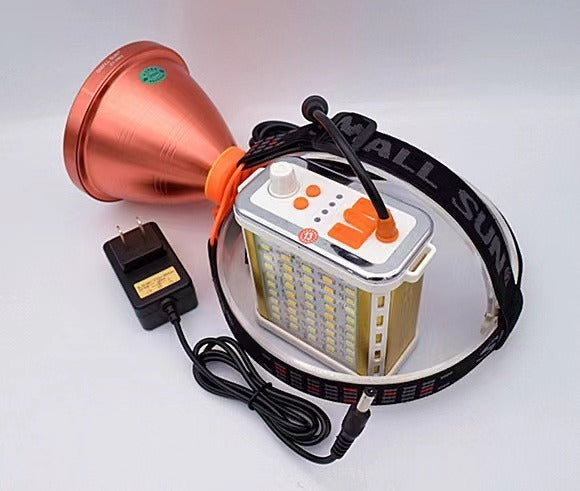 Linterna Foco Led 800w (reales) Caza Camping Minero Lampara