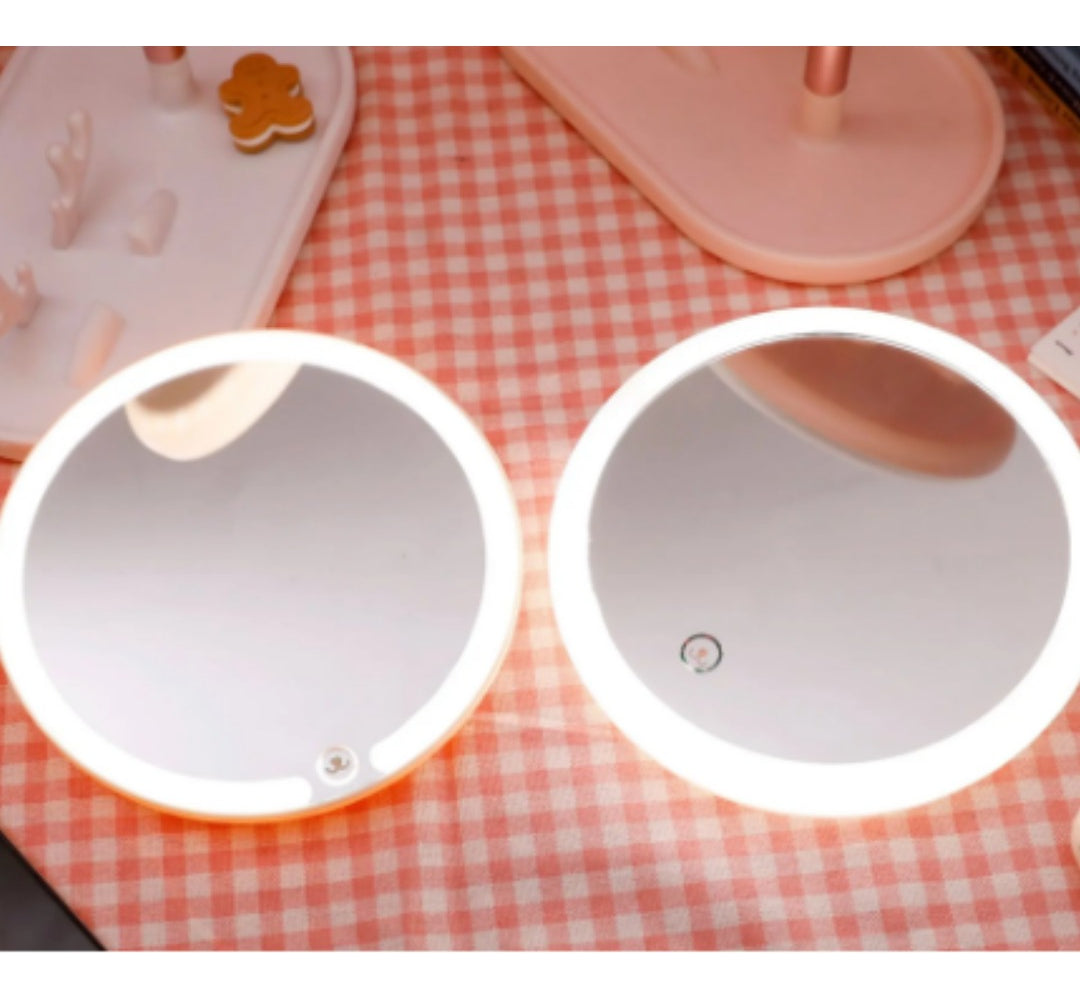 Espejo De Maquillaje Led Con Pantalla Tactil