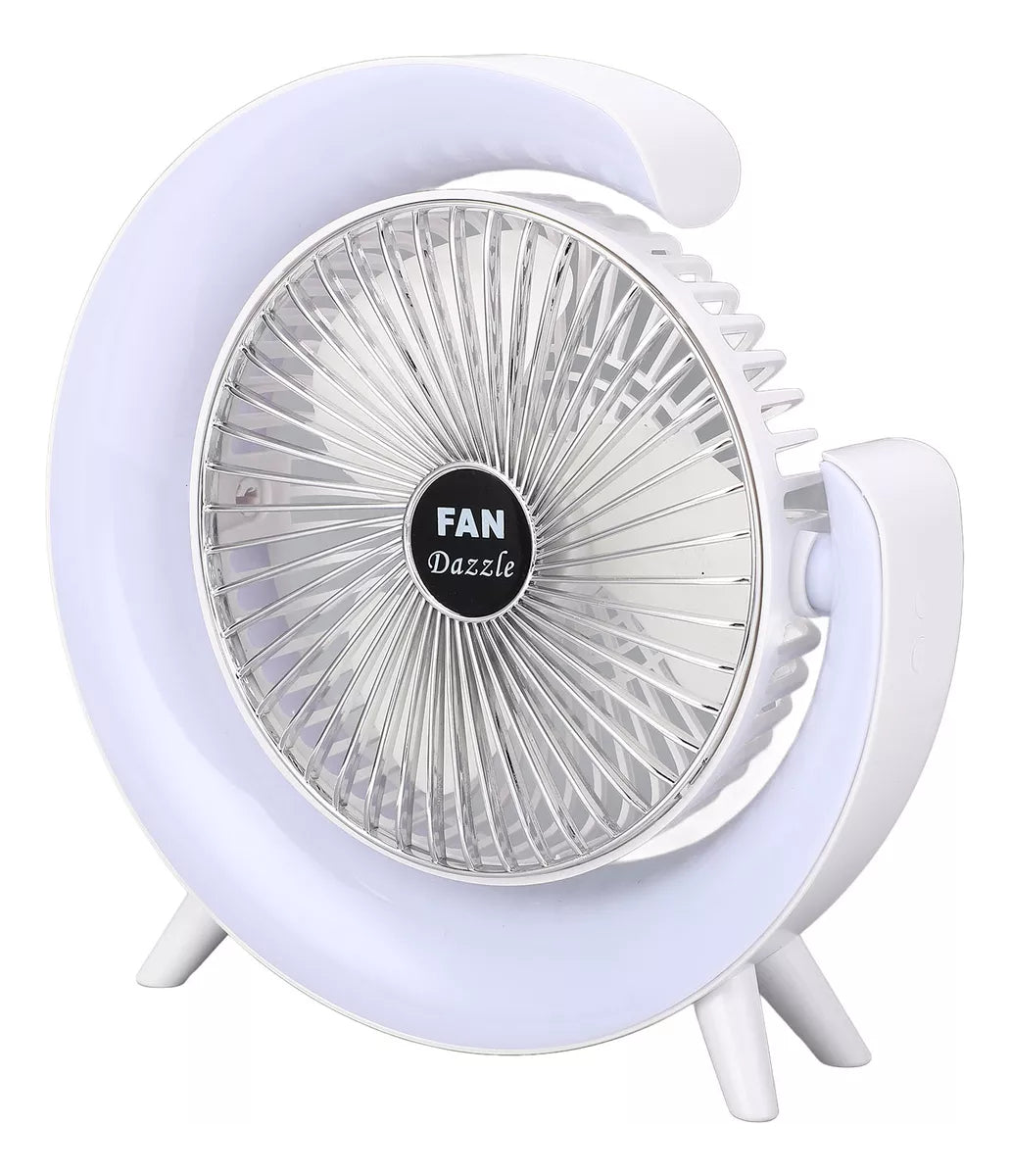 Ventilador Mini Escritorio Usb Portatil Ventilador Mesa Blanco