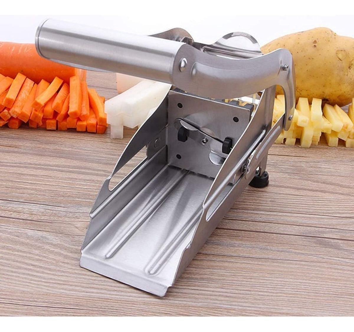Maquina Cortadora De Papas Fritas Acero Inoxidable