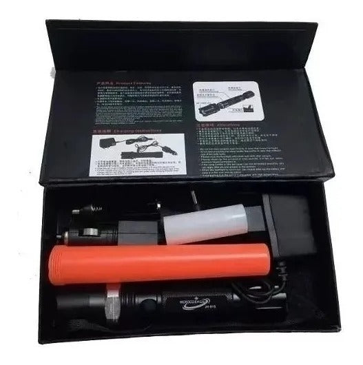 Linterna Led Tactica Zoom Swat Led Cree Q5 Recargable