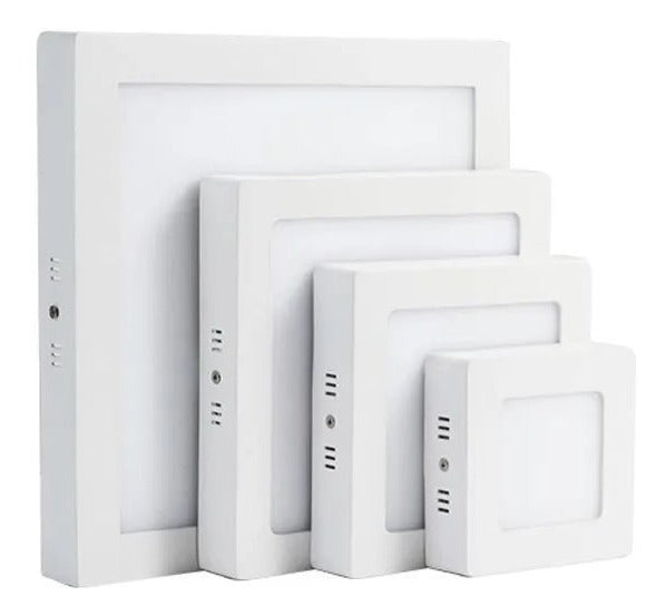Foco Led Panel Plafon Sobrepuesto Cuadrado 18w Luz Fria