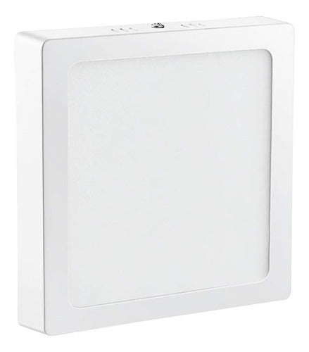 Foco Led Panel Plafon Sobrepuesto Cuadrado 18w Luz Fria