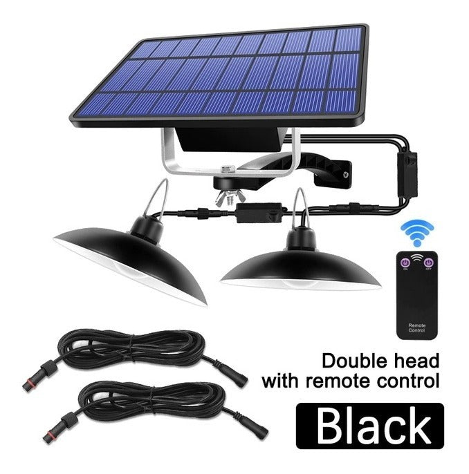 Lamparas Led Solar Colgante C/ Control Y Panel