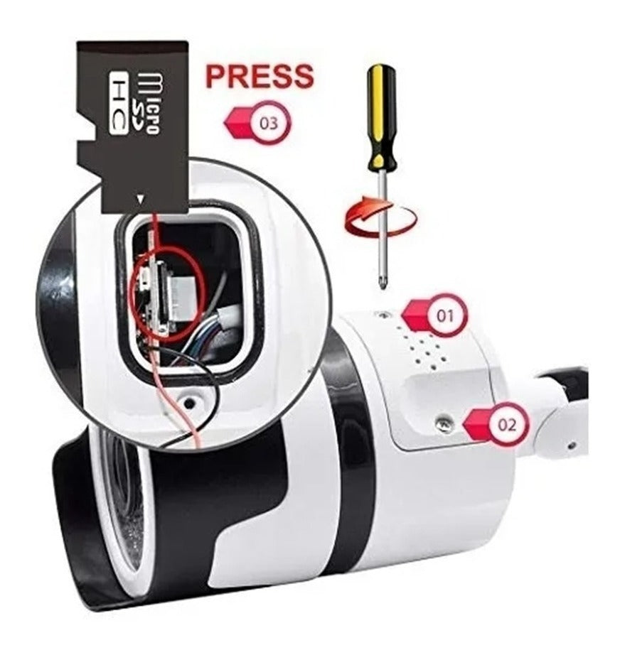 Camara Ip Wifi Inalambrica Exterior Hd Ip65 Nocturna 1080p
