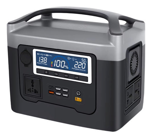 Generador De Energía Portátil Eléctrico Solar 1000w Brand
