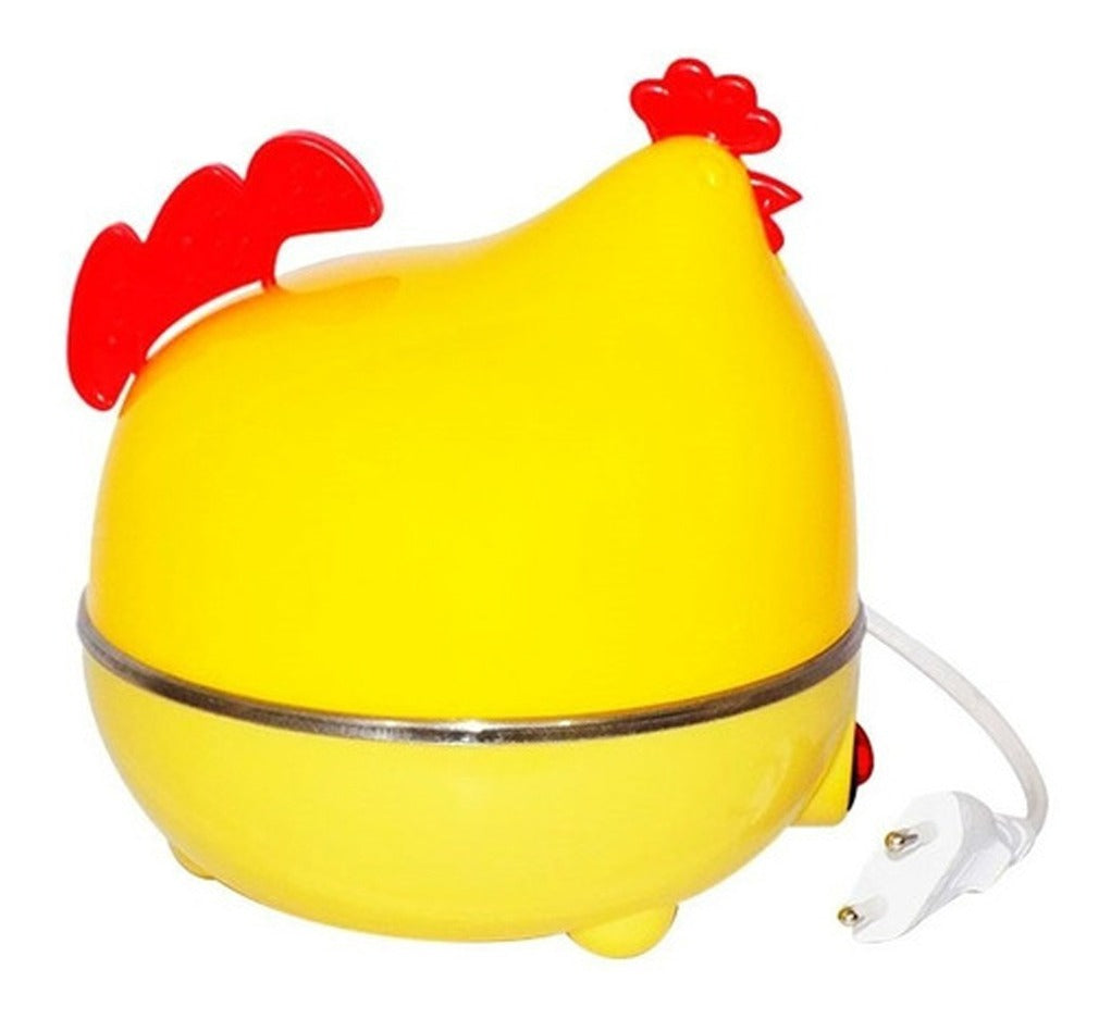 Máquina Hervidor Cocedor Huevos Vapor Gallina Color Amarillo