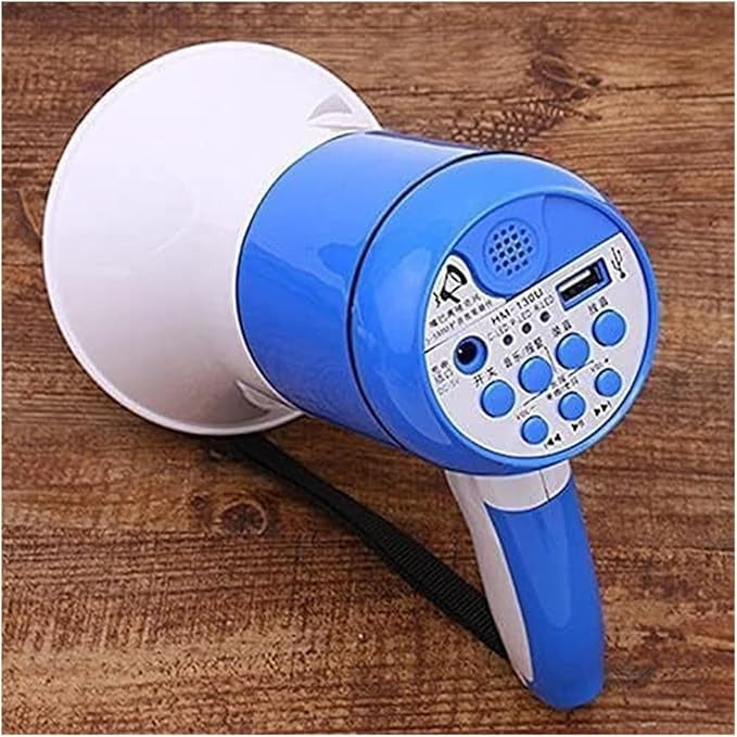 Megafono Altavoz 35 W Portatil Recargable 250 Metros Color