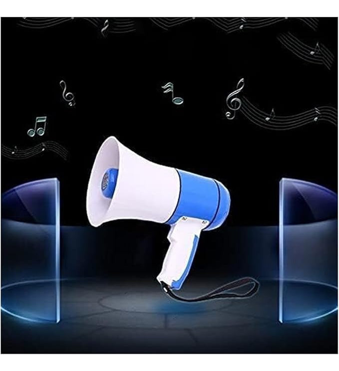 Megafono Altavoz 35 W Portatil Recargable 250 Metros Color