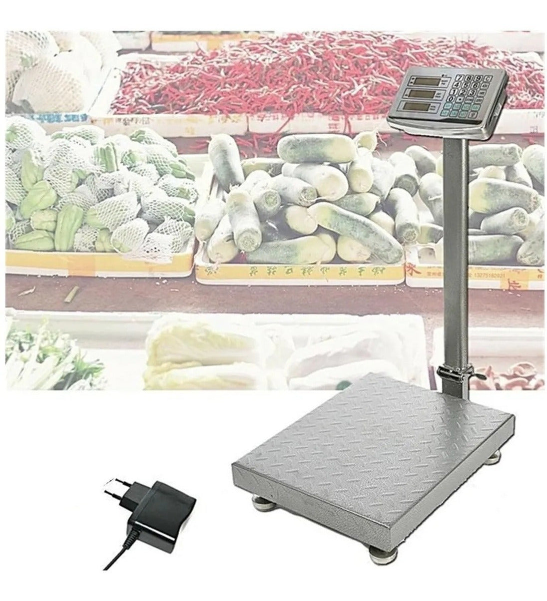 Pesa Balanza Digital Con Brazo Hasta 300 Kilos