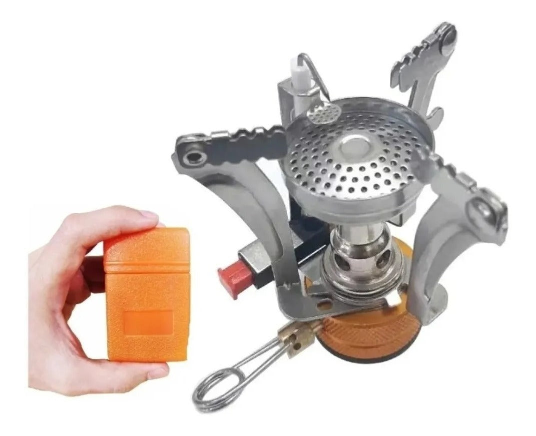 Mini Cocinilla Camping Portatil Llavero A Gas Outdoor