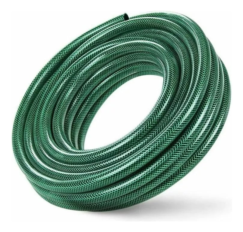 Manguera Reforzada 1/2 Pulgada Rollo 50 Mts Color Verde