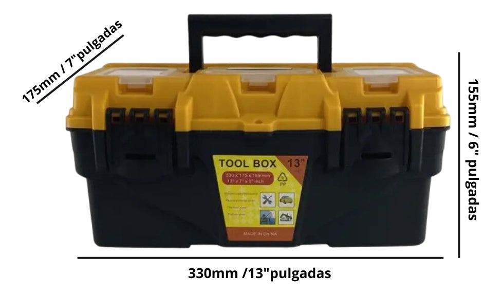 Caja De Herramientas 13 Pulgadas 33x17x15cm