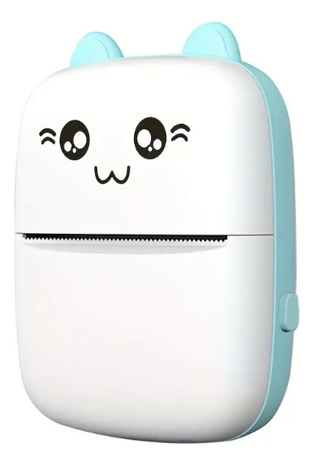 Mini Impresora Térmica Portátil Bluetooth Gatito 1 Rollo