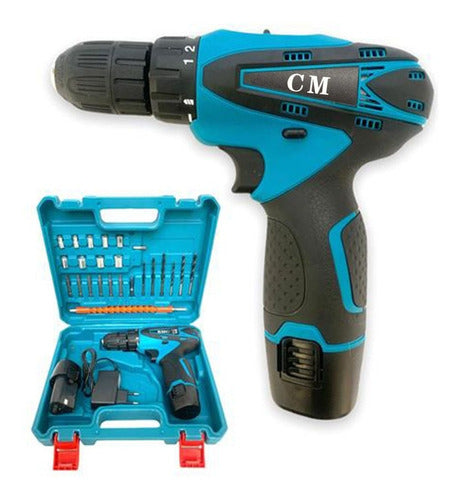 Taladro Atornillador Inalambrico 12v + Baterias +cargador