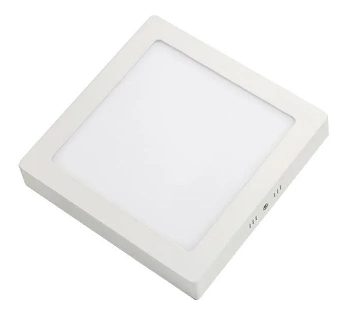 Foco Led Panel Plafon Sobrepuesto Cuadrado 18w Luz Fria