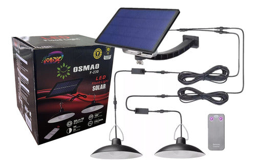 Lamparas Led Solar Colgante C/ Control Y Panel