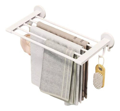 Organizador De Baño / Soporte Organizador De Toalla Blanco