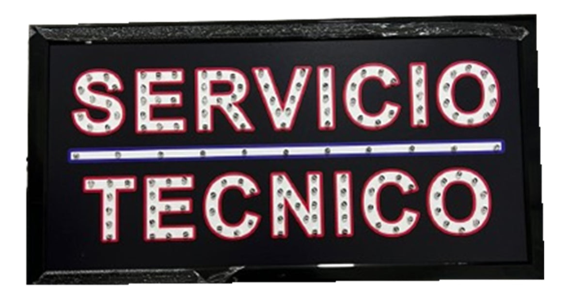Letrero Led Luminoso Aviso Abierto